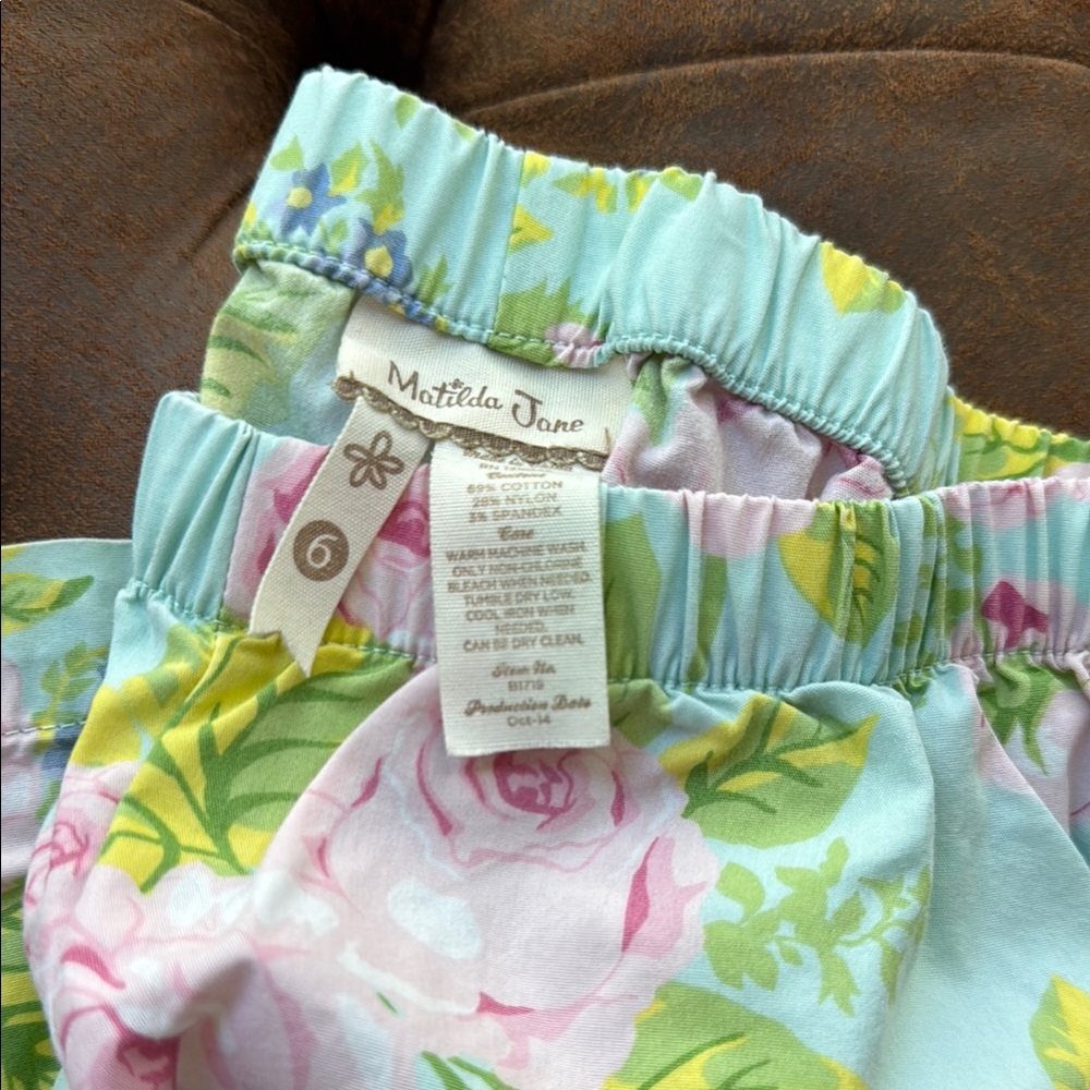 Matilda Jane Floral Ruffle Pants - Picture 2 of 3